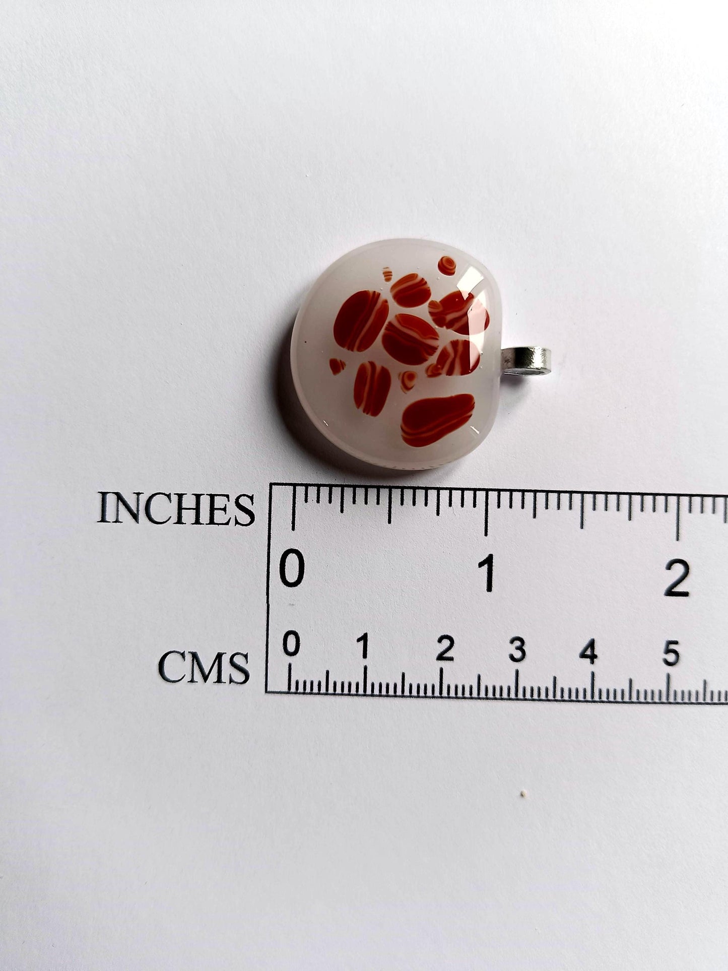 Handcrafted Fused Glass Pendant Necklace - Funky Glass Jewelry - Gift for her, Unique Letterbox Gift