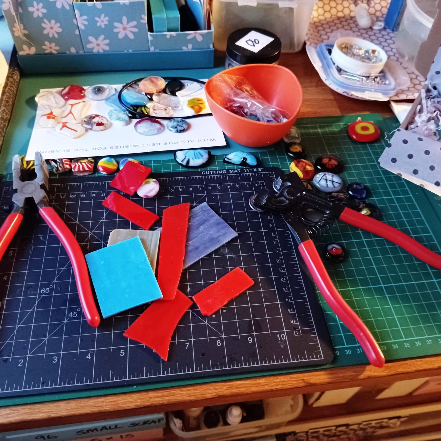 Handmade white fused glass pendant with cord necklace, birthday gift for mom, sister, friend, unique jewelry, boho chic, unusual gift