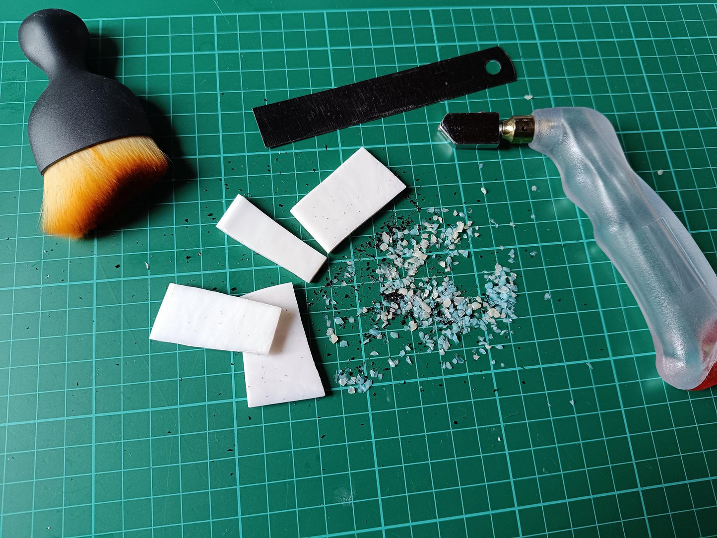 Boho Orange Fused Glass Pendant, Statement Necklace for Women, Handmade Artisan Jewelry