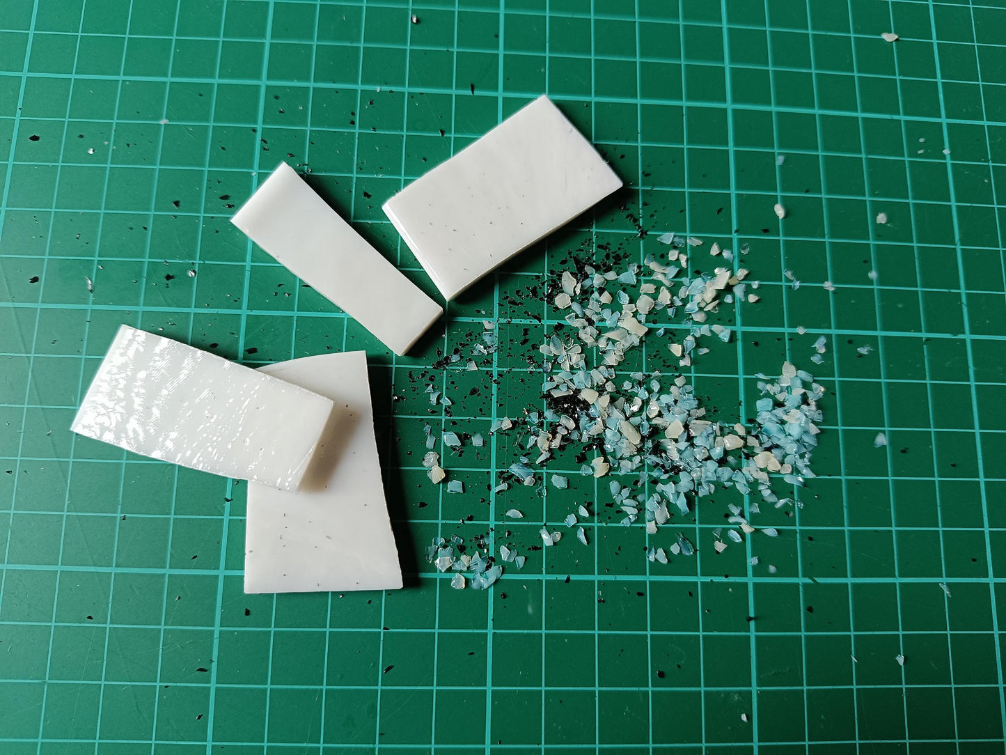 Transparent Glass Pendant Necklace - Handmade Jewellery - Letterbox Gift - Handmade One off Funky Gender Neutral Gift