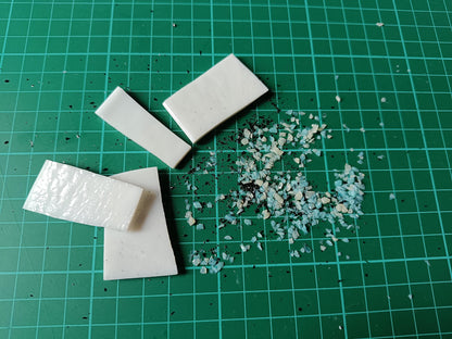 Handmade grungy style fused glass pendant necklace, birthday gift, gift for teen, biker, monotone pendant, gift for dad