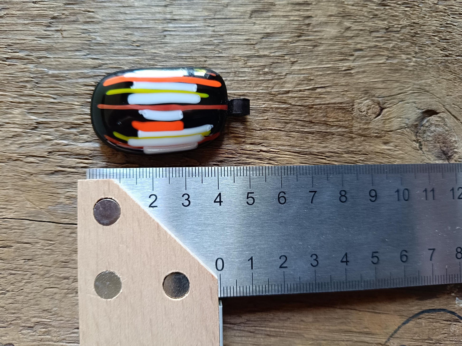 Handmade Fused Glass Pendant Necklace, Corded Pendant, Alternative Jewellery, Wearable Art