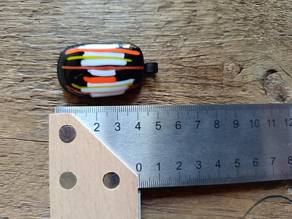 Handmade Fused Glass Pendant Necklace, Corded Pendant, Alternative Jewellery, Wearable Art
