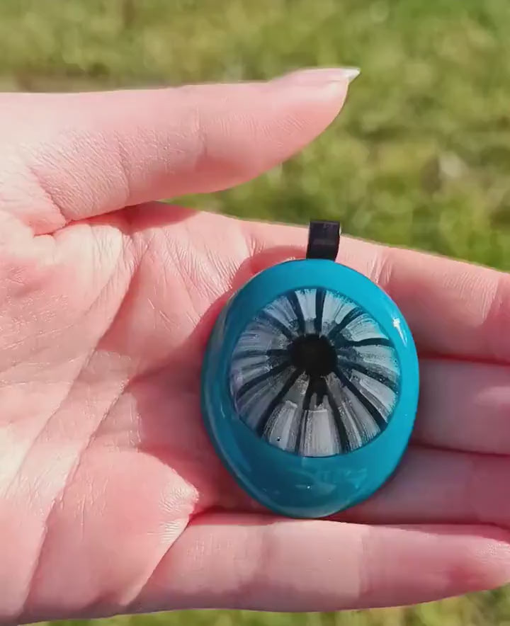 Handmade boho chic fused glass pendant necklace, elegant artisan jewelry birthday gift for mom, sister, friend